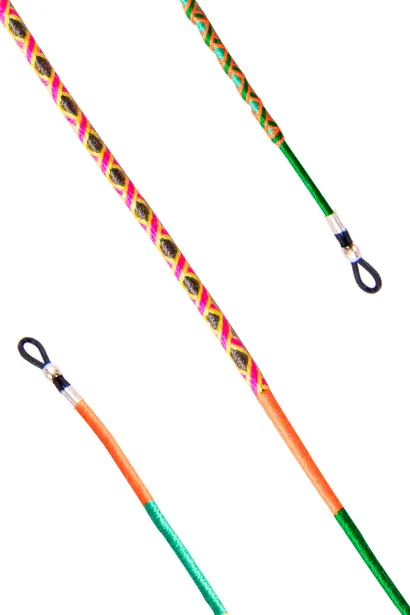 Hippi Kite Renkli El Yapımı Gözlük İpi - 70 cm