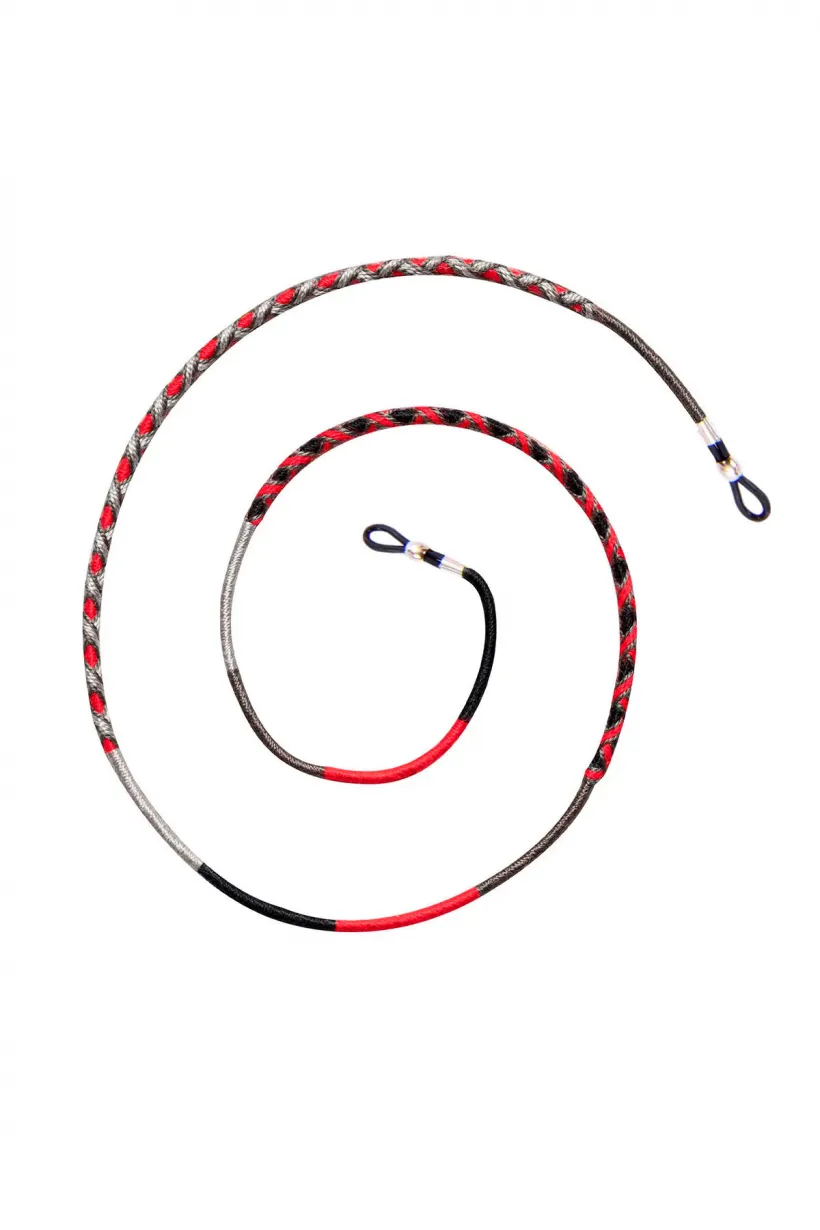 Hippi Watermelon Renkli El Örgüsü Gözlük İpi - 70 cm Hippi Watermelon Renkli El Örgüsü Gözlük İpi - 70 cm