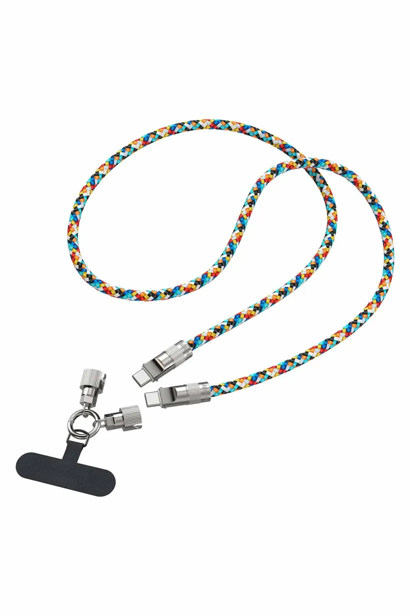 Hippi Type-C 60W Kablo ve Telefon Askısı - 120 cm