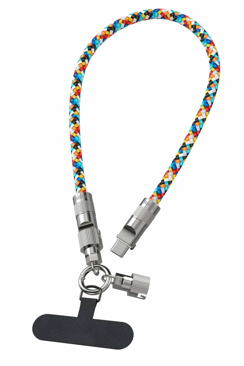 Hippi Type-C 60W Kablo ve Telefon Askısı - 30 cm Hippi Type-C 60W Kablo ve Telefon Askısı - 30 cm