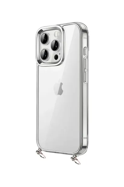 Hippi iPhone 12 Pro Max Uyumlu Darbe Emici Şeffaf Sert Silikon Telefon Kılıfı