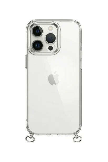 Hippi Iphone 16 Pro Uyumlu Şeffaf Askılı Telefon Kılıf