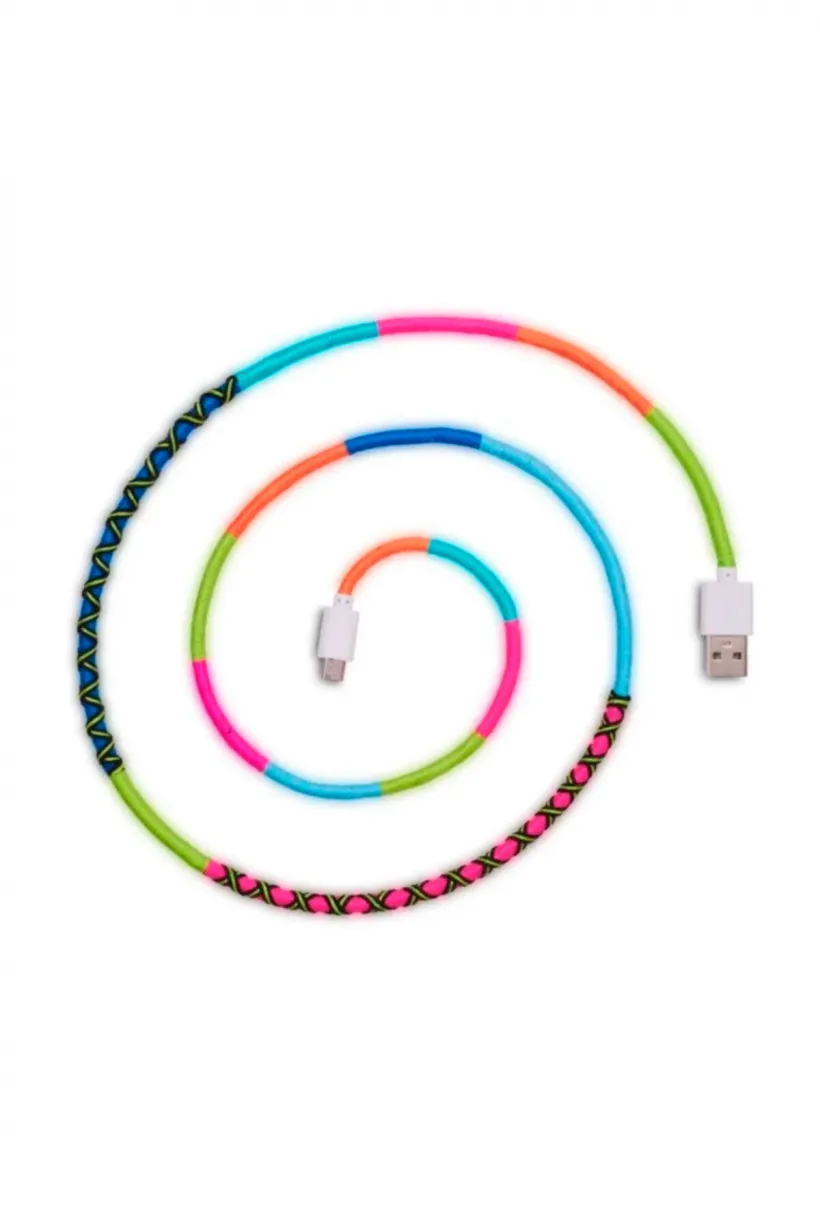 Hippi Melody Micro USB El Örgüsü Hızlı Şarj ve Data Kablosu - 1m