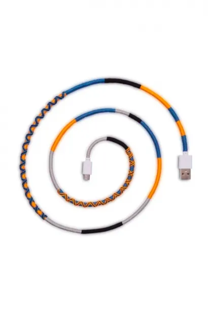 Hippi Hope Micro USB Yüksek Hızlı El Örgüsü Şarj ve Data Kablosu - 1m