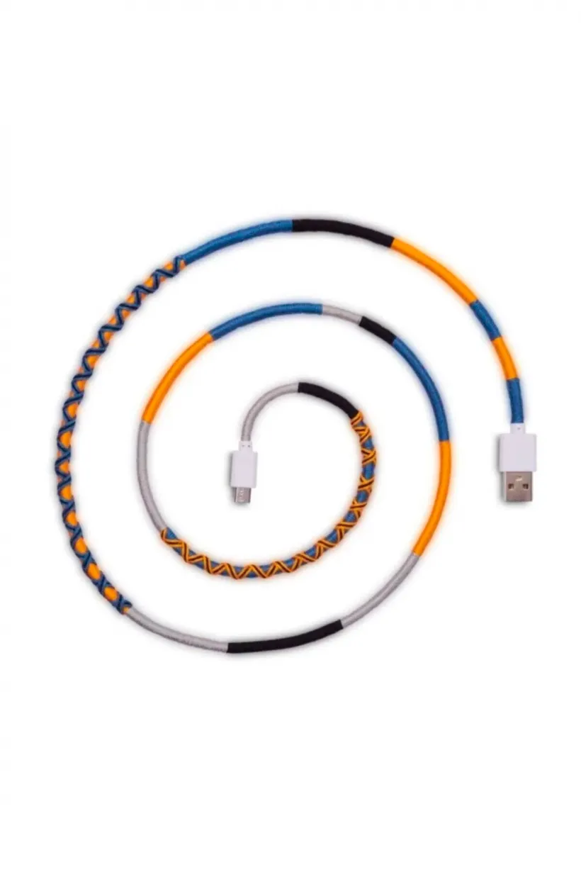 Hippi Hope Micro USB Yüksek Hızlı El Örgüsü Şarj ve Data Kablosu - 1m