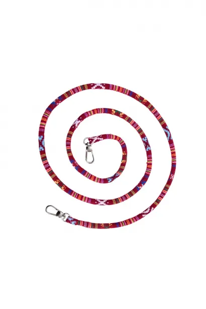 Hippi Hot Renkli İpli Boyun Askılı Kumaş Telefon Askısı - 110 cm