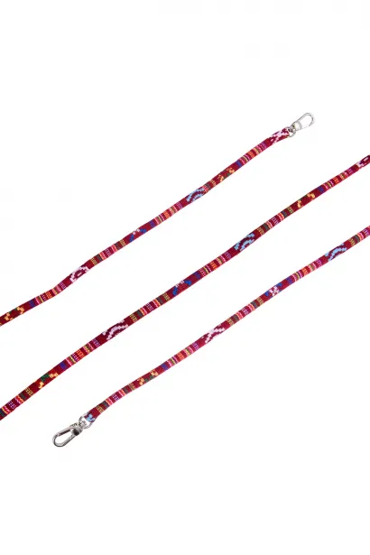 Hippi Hot Renkli İpli Boyun Askılı Kumaş Telefon Askısı - 110 cm