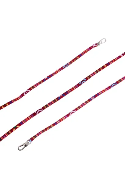 Hippi Hot Renkli İpli Boyun Askılı Kumaş Telefon Askısı - 110 cm