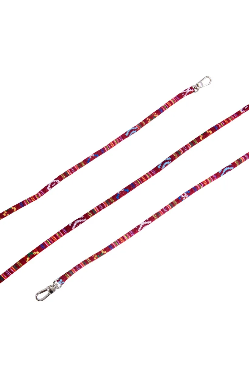 Hippi Hot Renkli İpli Boyun Askılı Kumaş Telefon Askısı - 110 cm