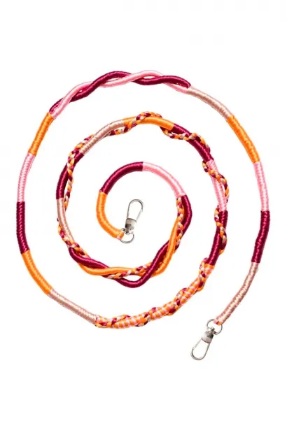 Hippi Tulip Rengarenk El Örgüsü Telefon Ve Çanta Askısı - 110 Cm