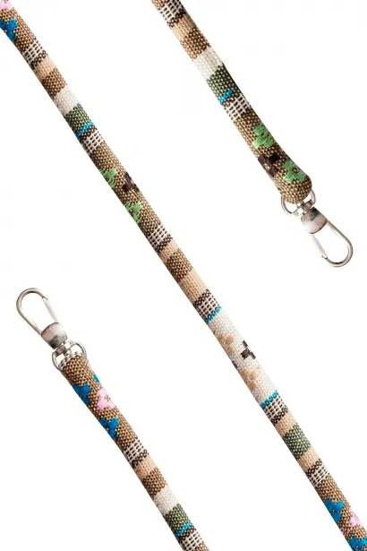 Hippi Birch Renkli İpli Boyun Askılı Kumaş Telefon Askısı - 110 cm
