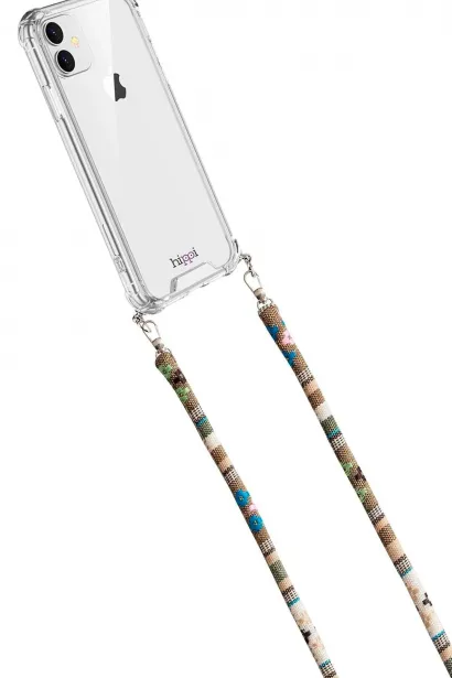 Hippi Birch Renkli İpli Boyun Askılı Kumaş Telefon Askısı - 110 cm