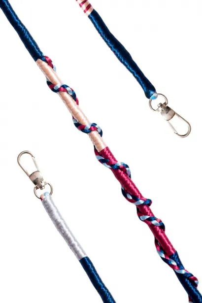 Hippi Cosmos Rengarenk El Örgüsü Telefon ve Çanta Askısı - 110 cm