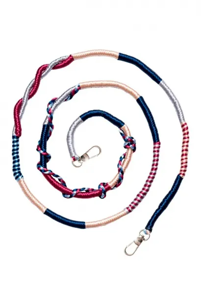 Hippi Cosmos Rengarenk El Örgüsü Telefon ve Çanta Askısı - 110 cm