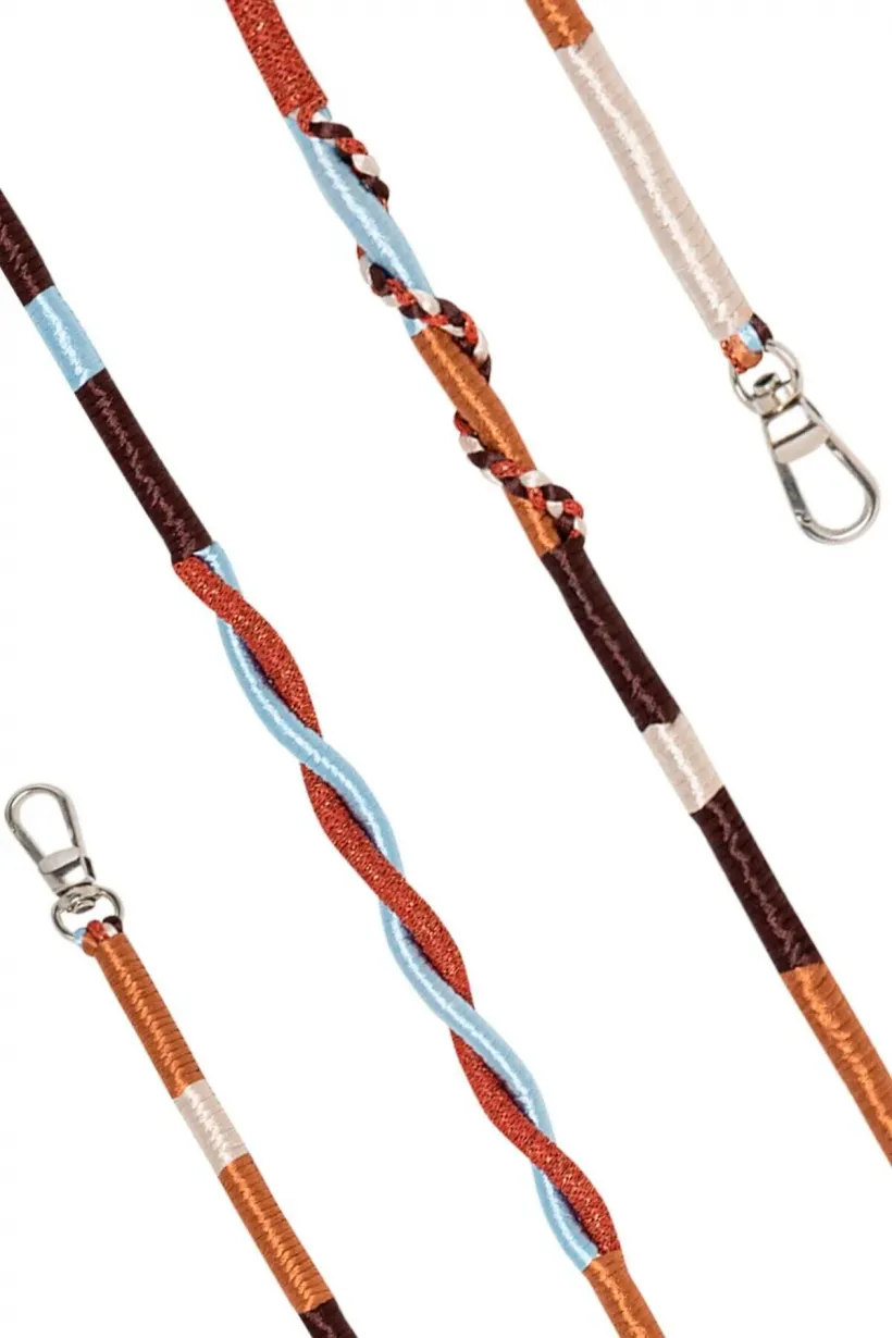 Hippi Caramel El Örgüsü Telefon Ve Çanta Askısı - 110 cm