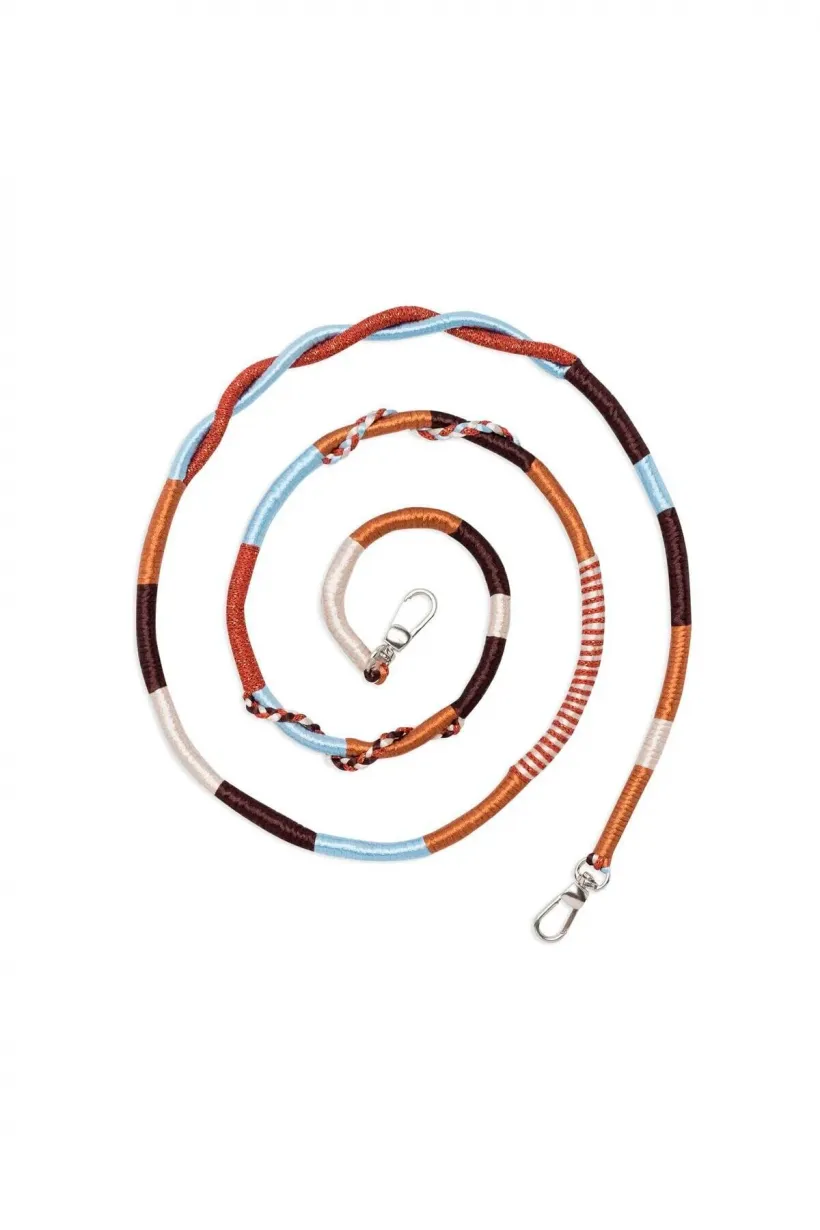 Hippi Caramel El Örgüsü Telefon Ve Çanta Askısı - 110 cm