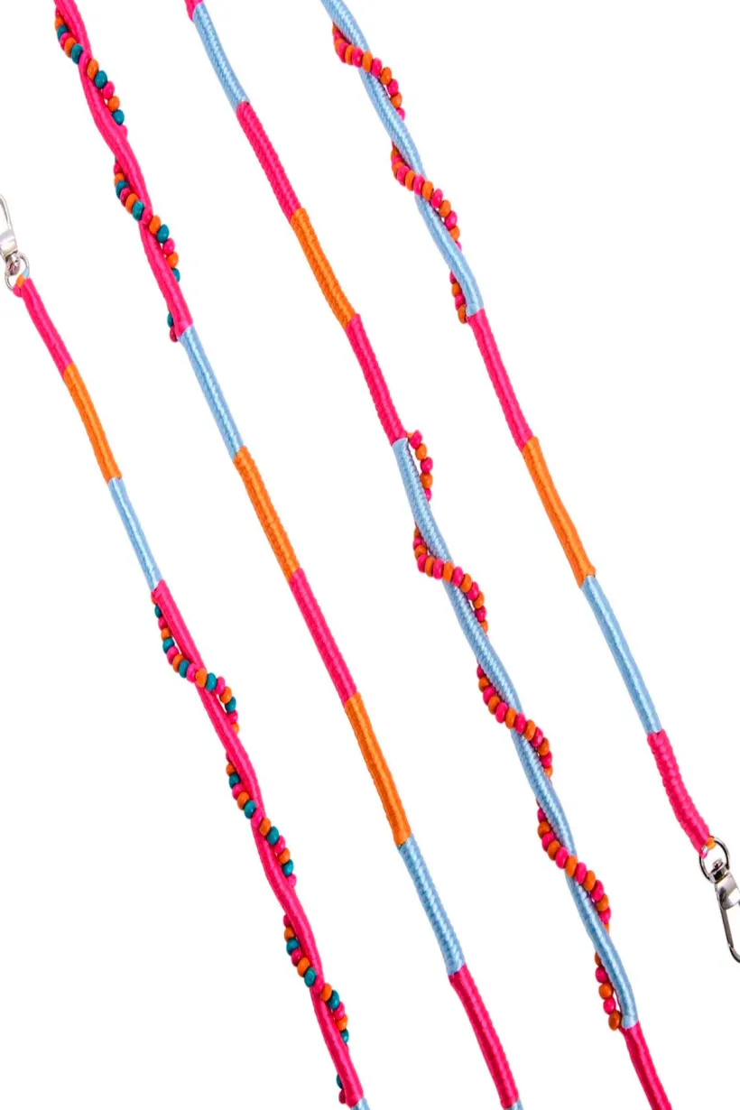 Hippi Rose El Örgüsü Telefon Ve Çanta Askısı  - 110 cm