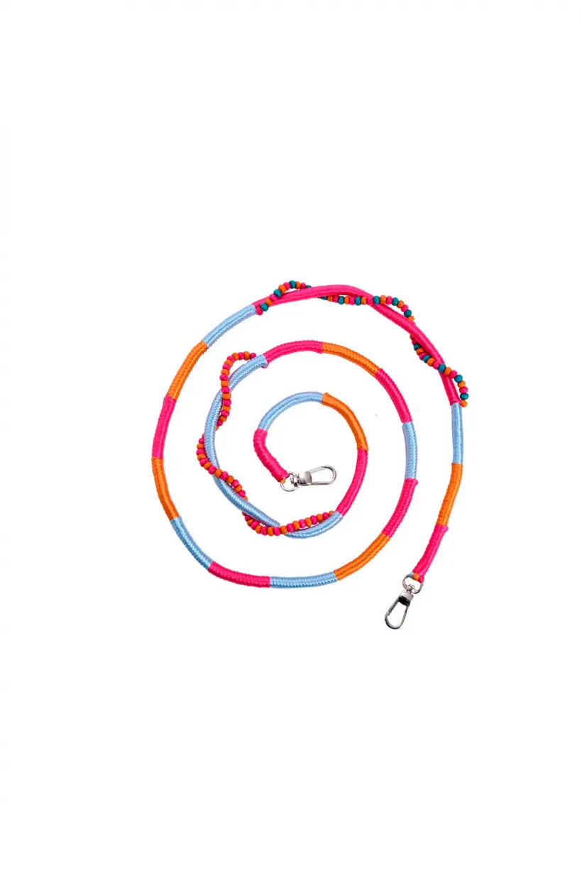 Hippi Rose El Örgüsü Telefon Ve Çanta Askısı  - 110 cm