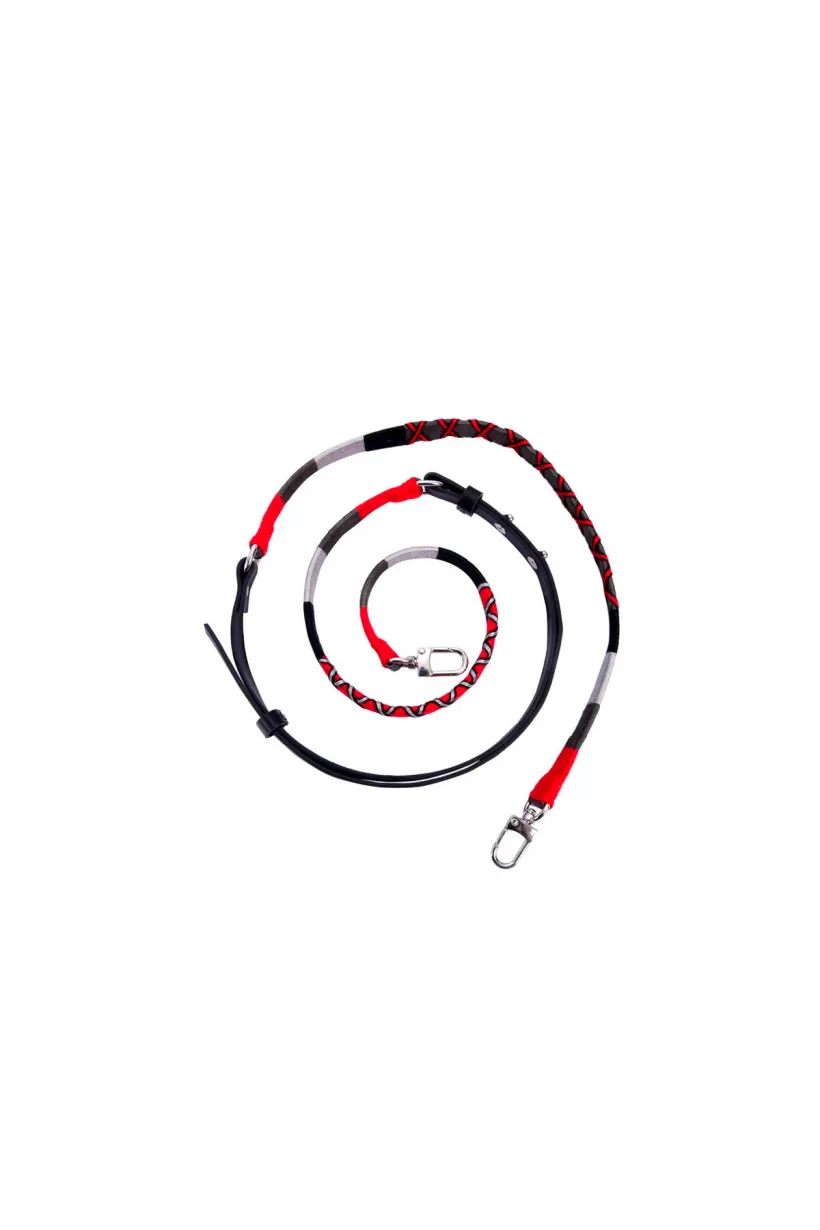 Hippi Watermelon El Örgüsü Yassı Deri Ayarlanabilir Telefon ve Çanta Askısı