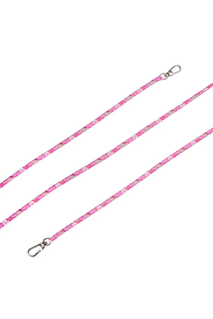 Hippi Elfida Renkli İpli Boyun Askılı Kumaş Telefon Askısı - 110 cm