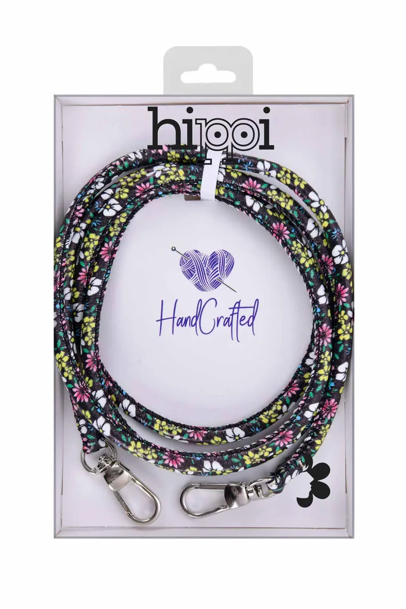 Hippi Lavender Renkli İpli Boyun Askılı Kumaş Telefon Askısı - 110 cm