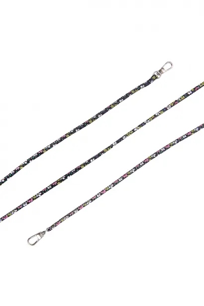 Hippi Lavender Renkli İpli Boyun Askılı Kumaş Telefon Askısı - 110 cm