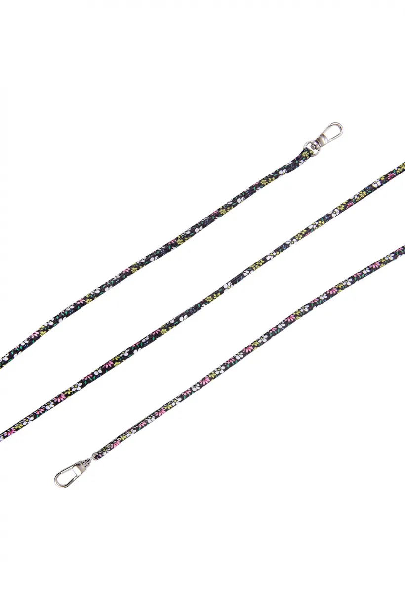 Hippi Lavender Renkli İpli Boyun Askılı Kumaş Telefon Askısı - 110 cm