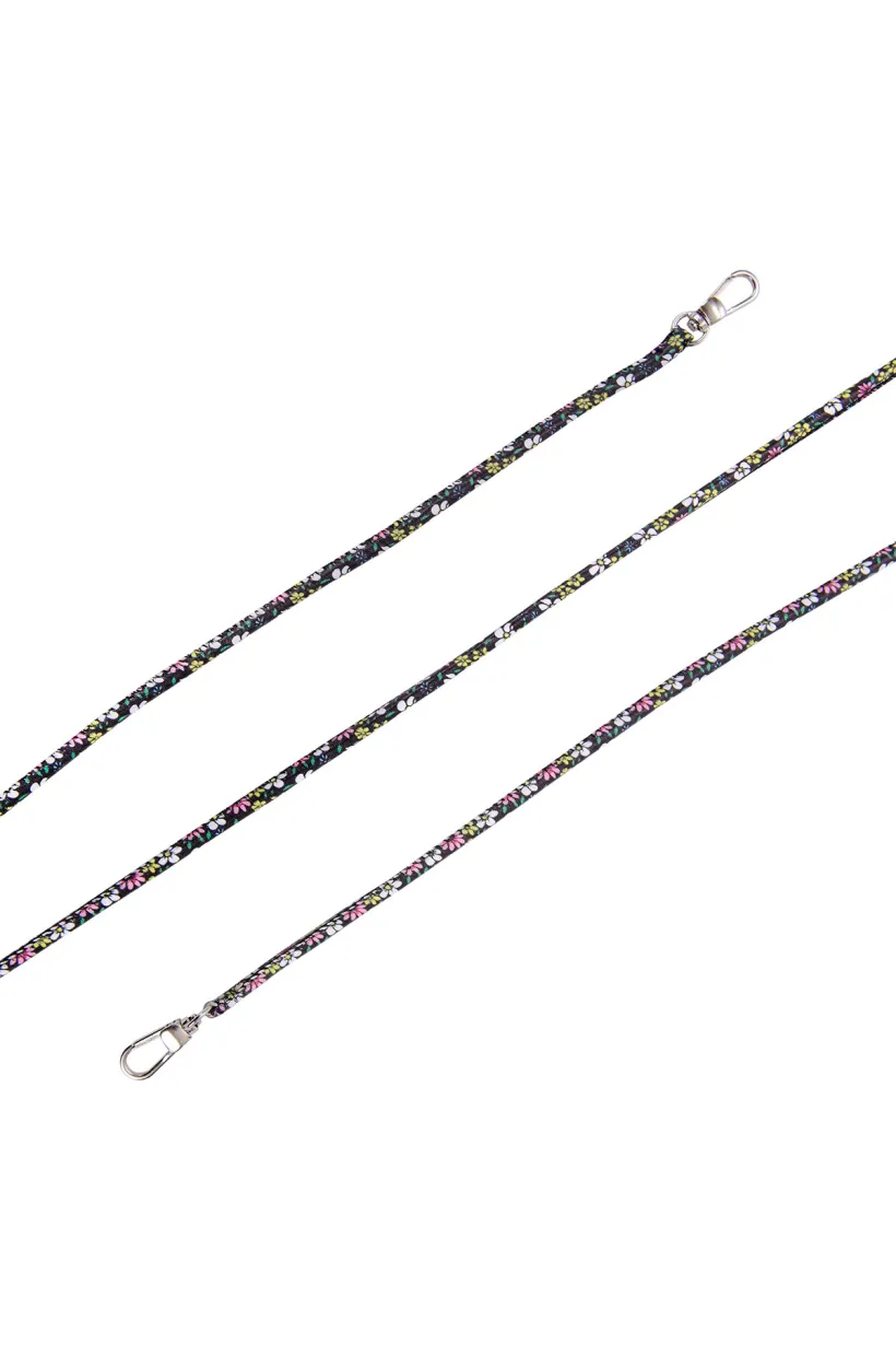 Hippi Lavender Renkli İpli Boyun Askılı Kumaş Telefon Askısı - 110 cm