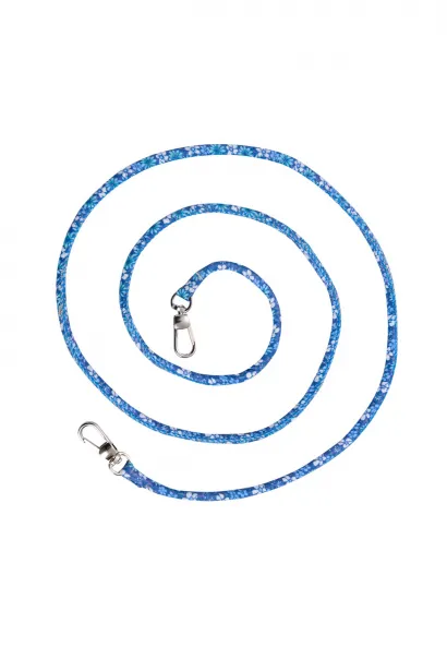 Hippi Snow Flower Renkli İpli Boyun Askılı Kumaş Telefon Askısı - 110 cm