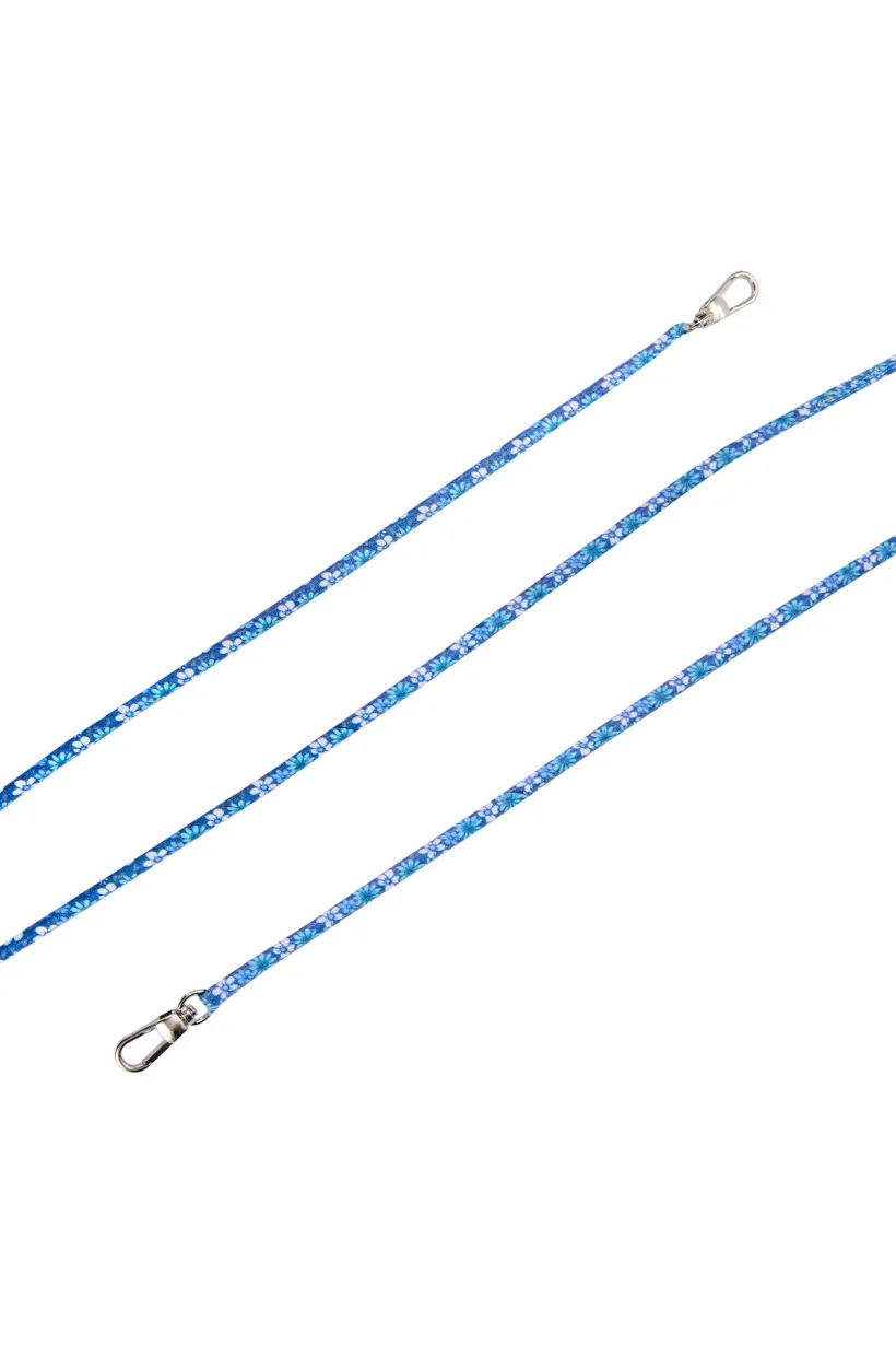 Hippi Snow Flower Renkli İpli Boyun Askılı Kumaş Telefon Askısı - 110 cm