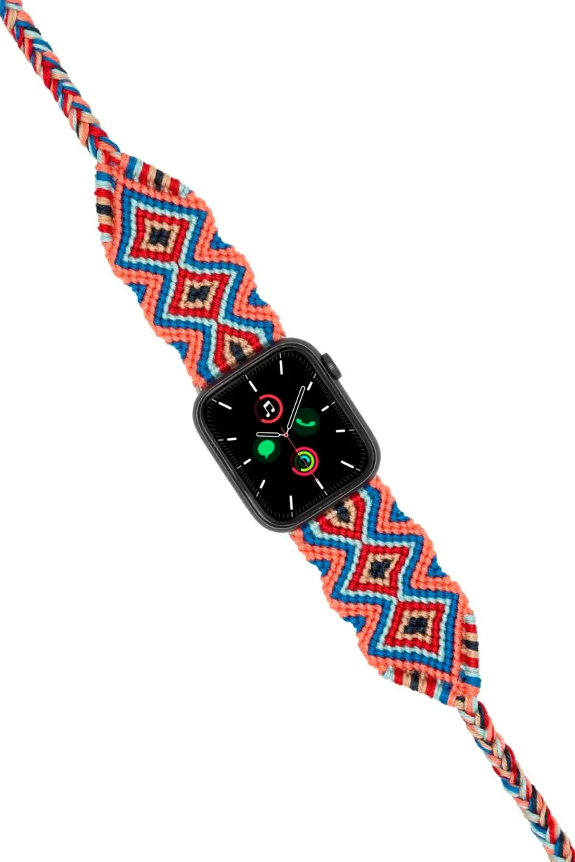 Hippi Anatolia Gümüş Örgü Apple Watch Kordonu – 42-44-45-49 mm Hippi Anatolia Gümüş Örgü Apple Watch Kordonu – 42-44-45-49 mm